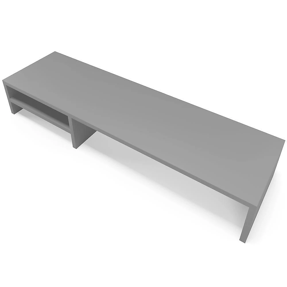 Kit 02 Suportes Para Monitor Stand Home Office Lap 90 Cm L03 Cinza - Lyam