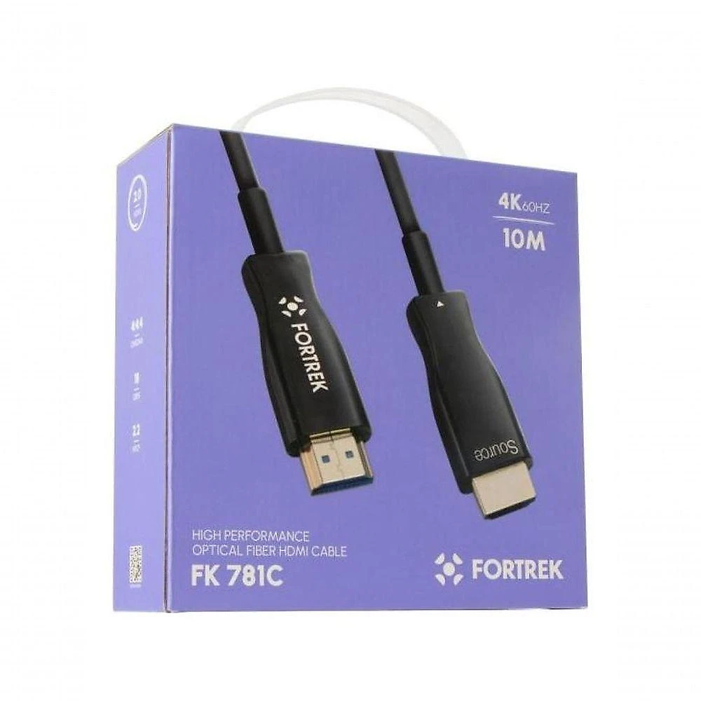 Cabo Hdmi Fibra óptica 4k Fk 781c 10m Fortrek