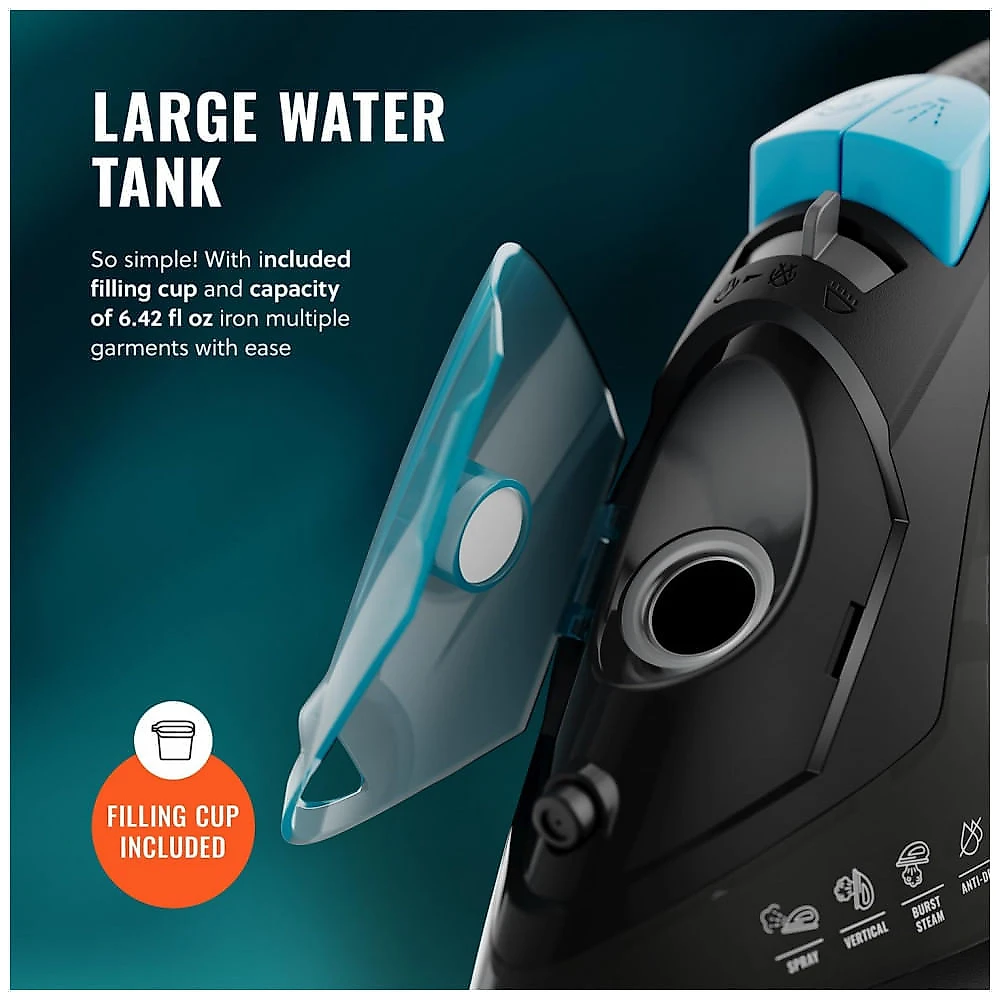 Ferro a Vapor PurSteam Professional 1250W: Potente e Eficiente,PurSteam World's Best Steamers