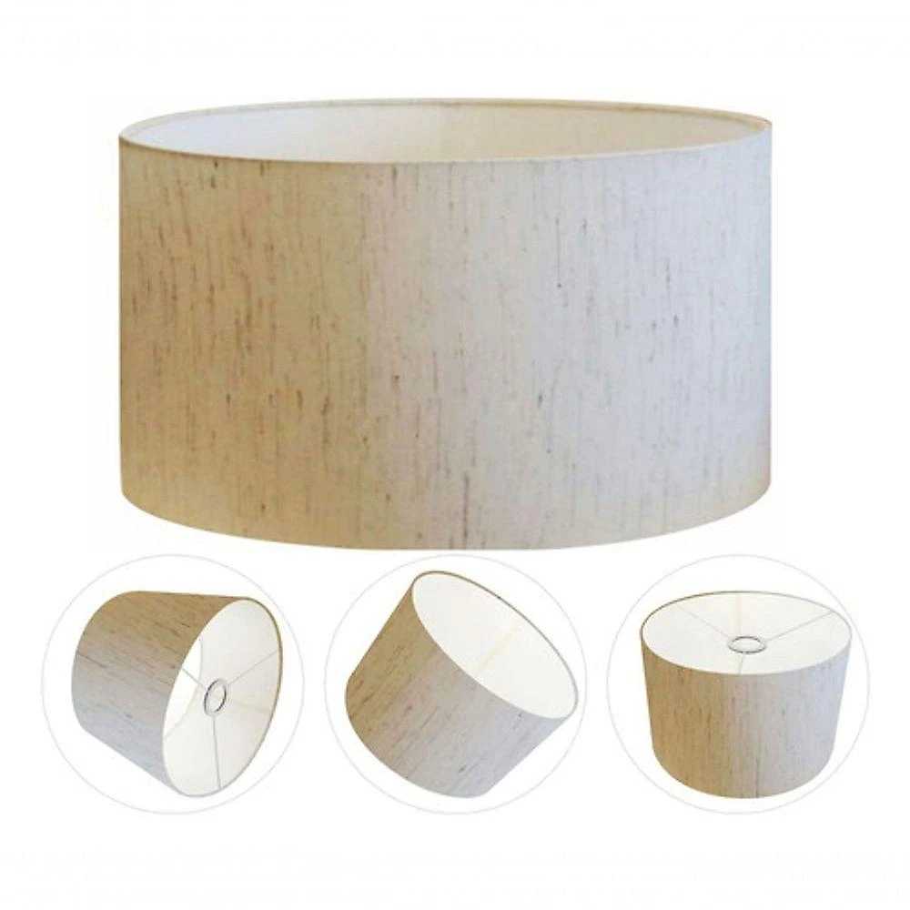 Cúpula para Abajur e Luminária CP-8024 Cilíndrica 50X25CM Linho Bege Vivare Brasil Iluminação