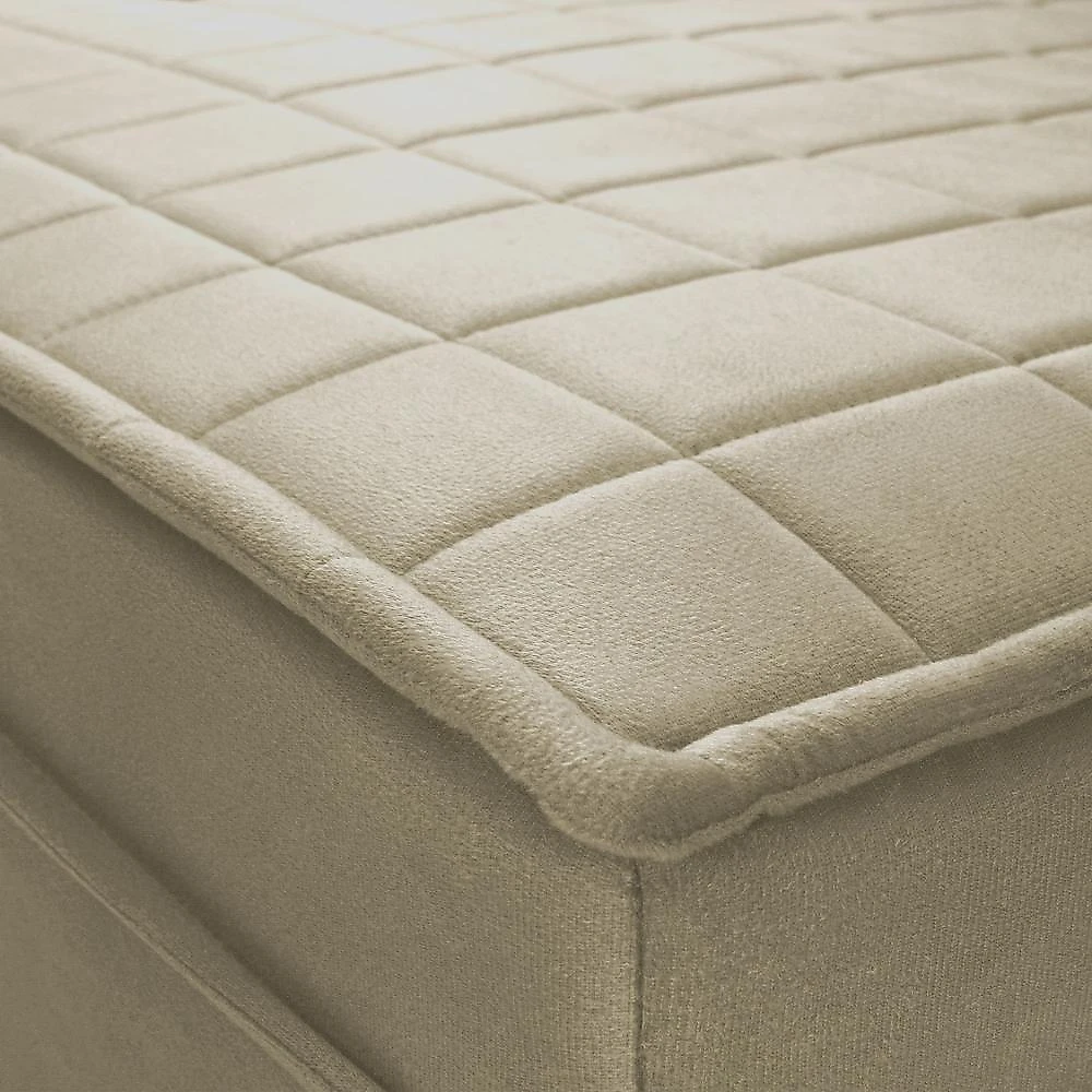 Sofá Retrátil Reclinável 2 Lugares Com Molas 1,50m Quantum Suede Velut Bege - King House