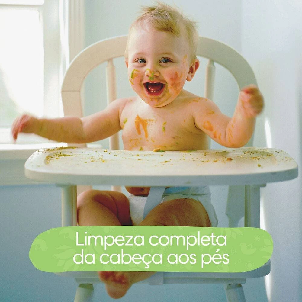 Miniatura Lenços Umedecidos Pampers Aloe Vera 576 Unidades