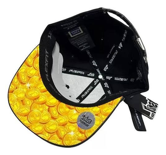 Miniatura Boné Lost Floral Florido Aba Reta Fitão Strapback Premium