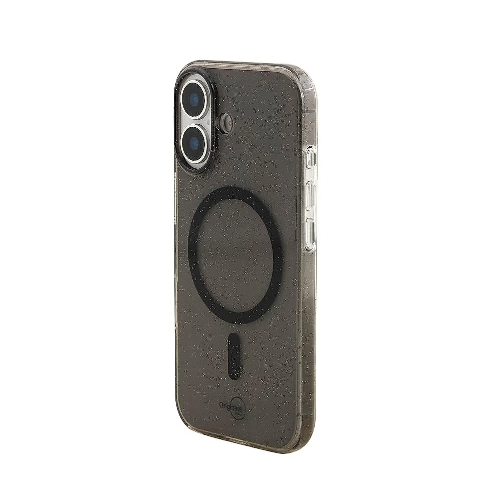 Capa iPhone 17 Shine, Originais iPlace, Preto com brilho