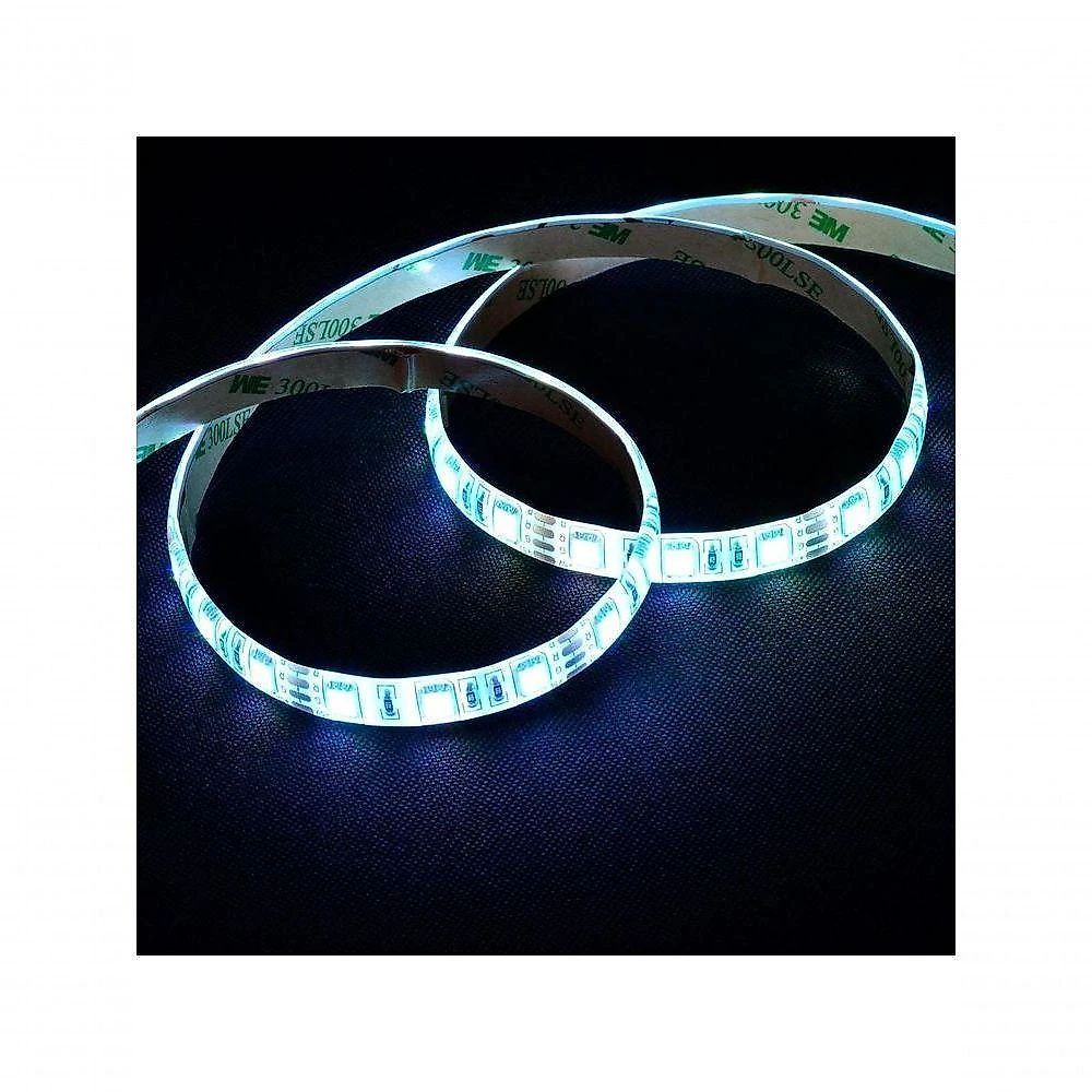 Fita de LED Vinik VX Gaming Lru1 com Controlador USB 60 Pontos de LED RGB 1 METRO Preto