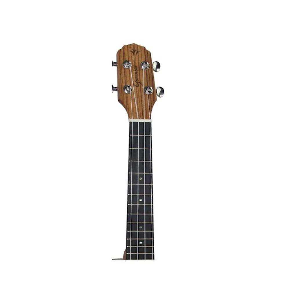 Ukulele Concerto Acústico GUK-23 ZW Zebra Wood Marrom com Capa Preta de Náilon Giannini