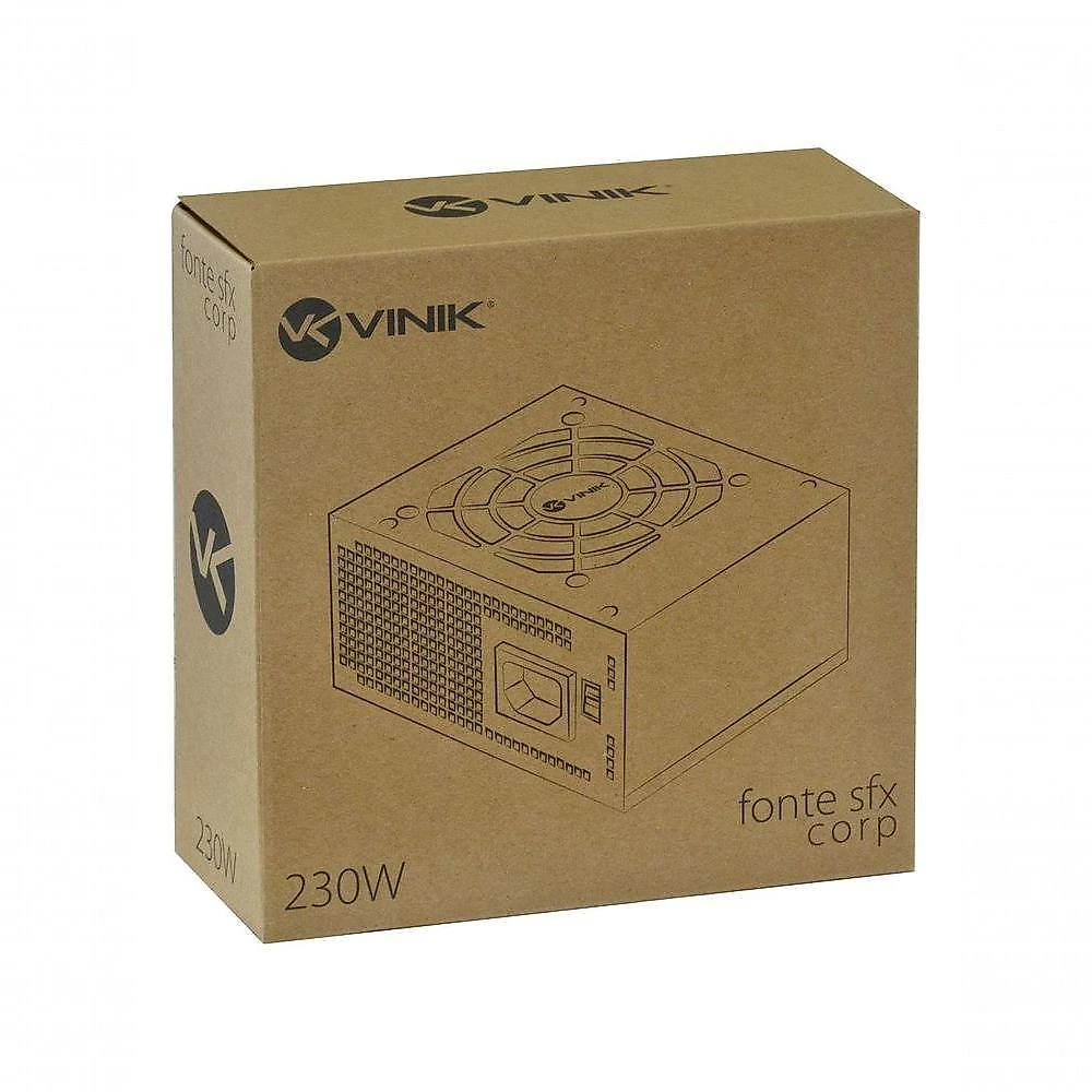 Fonte Para Gabinete Slim Sfx 230w Real Bivolt Corp - Vfs230