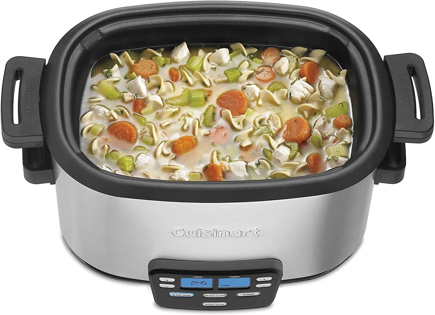 Cuisinart MSC600 3In1 Cook Central 6Quart MultiCooker Slow Cooker BrownSaute Steamer