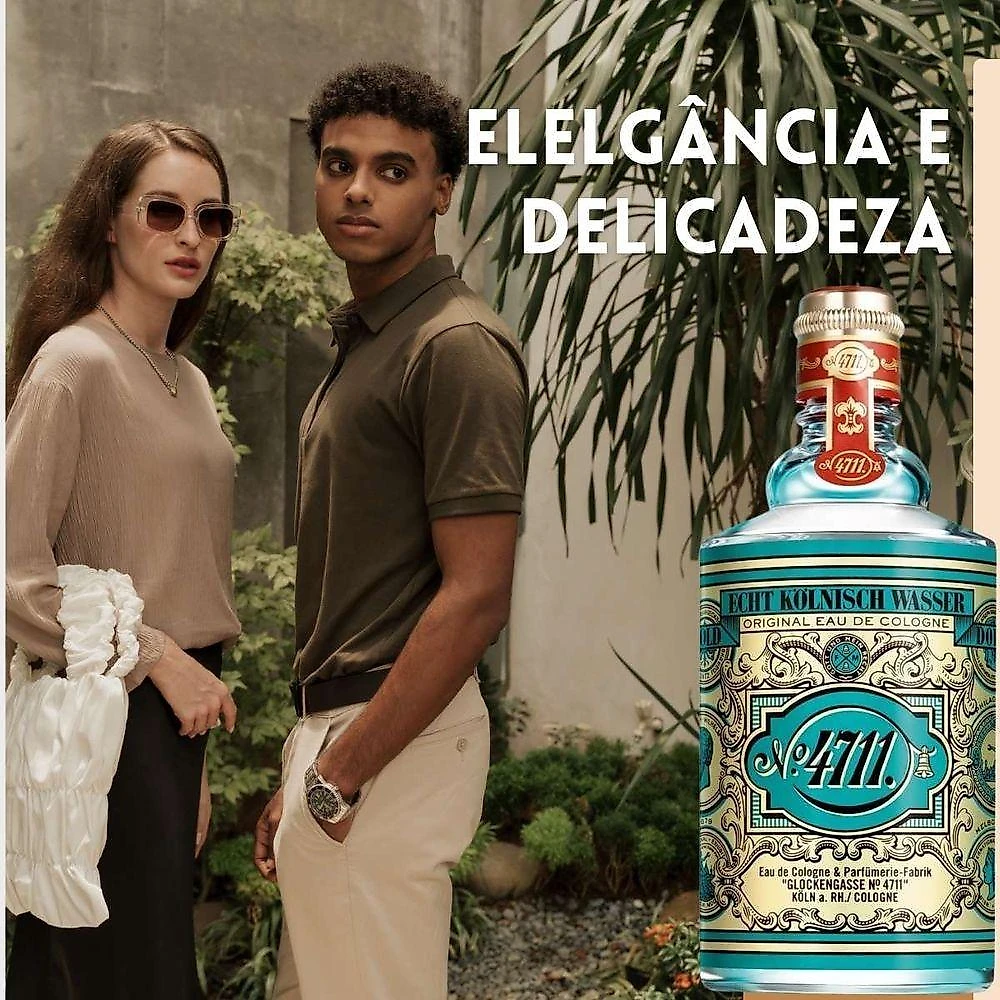 Perfume 4711 Original Eau de Cologne Unissex Cítrico Aromático 200ML