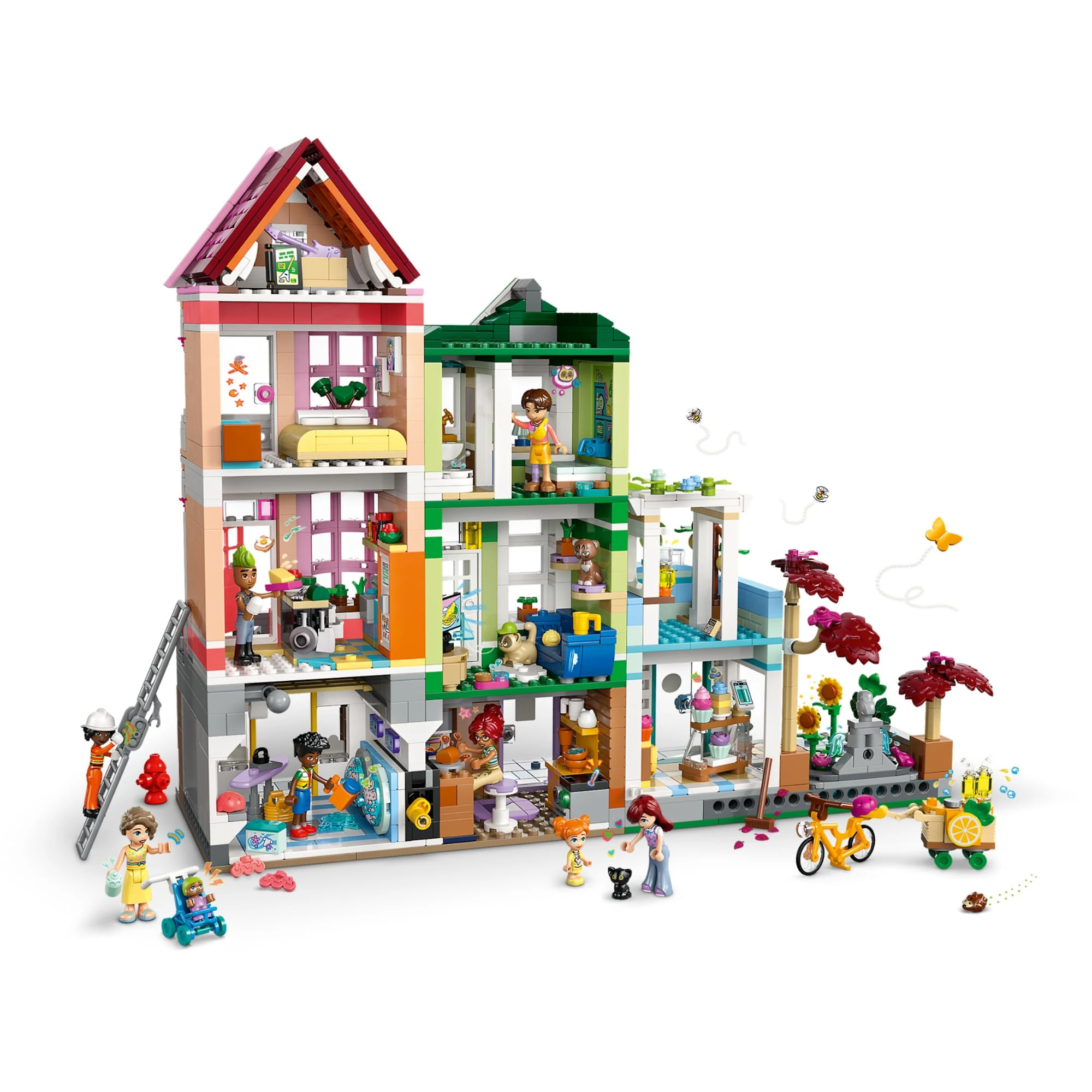 Miniatura LEGO Friends - Apartamentos e lojas em Heartlake City