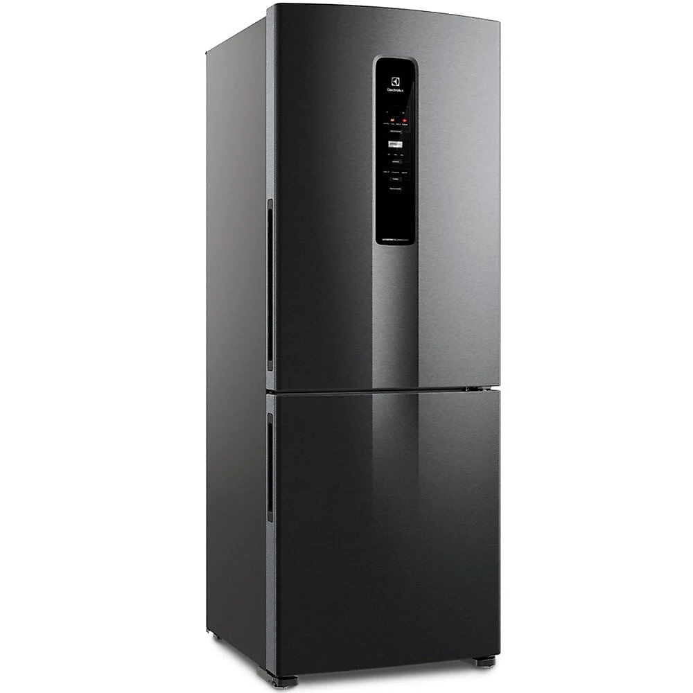 Geladeira Electrolux 490 Litros, Frost Free, Inverse, Black Inox - IB7B Black Inox Look - 110V