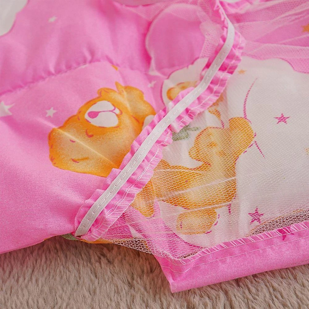 Ninho Baby com Mosquiteiro Ajustável e Travesseiro Rosa Bene Casa