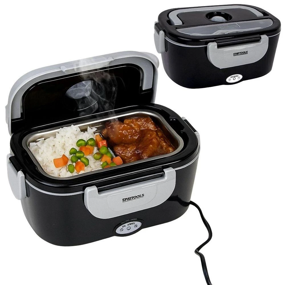 Marmita Elétrica Portátil Bivolt 1,5L Tampa com Trava 60W Preta Startools