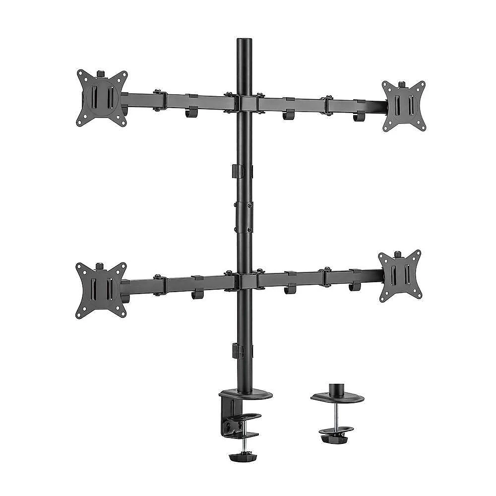 Suporte para Monitores Smq440c para 4 Telas 17 a 32 com Instalação Vertical Preto Vinik