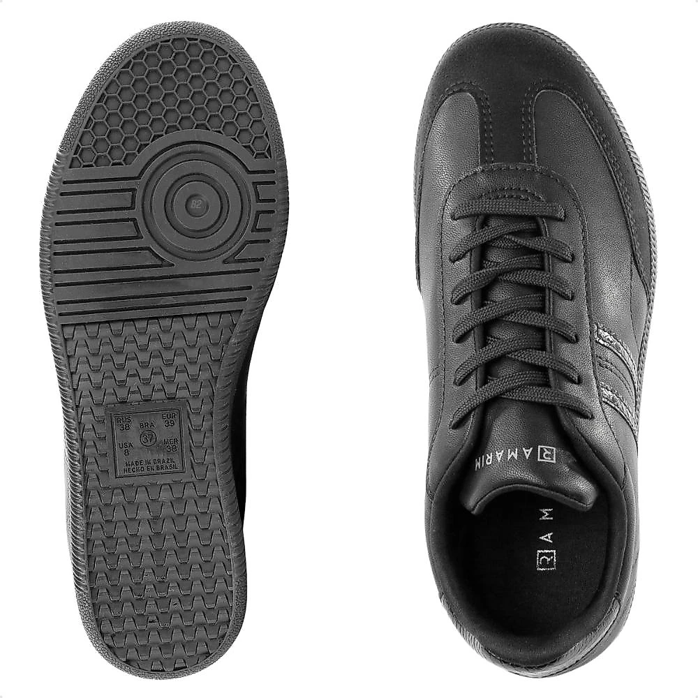 Tênis Ramarim SNK Casual Feminino Preto / Black - 34