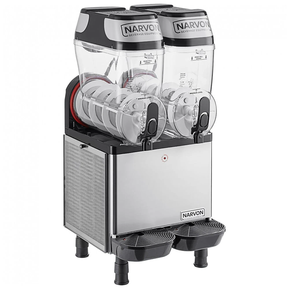 Máquina de Bebidas Geladas Narvon SM2 Dupla de 11 Litros para Granita e Frozen 110V