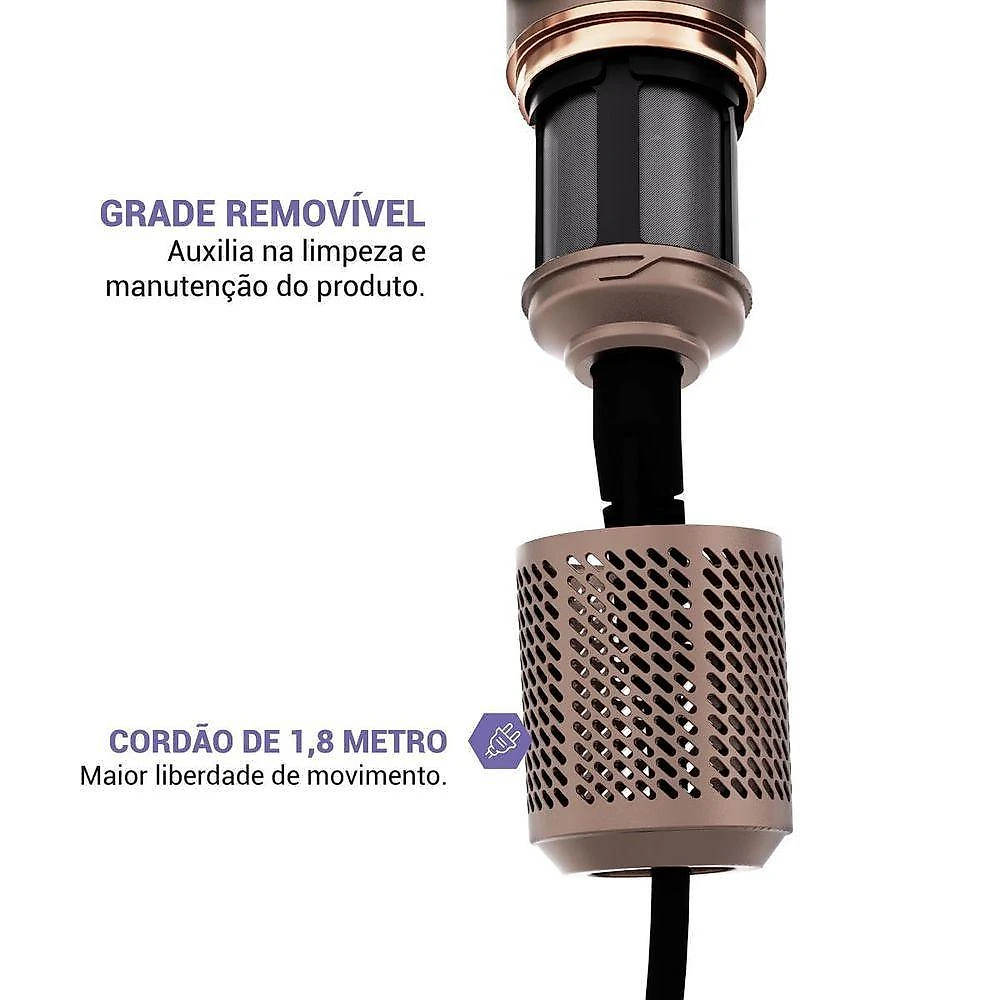 Secador de Cabelo Psde17a 1600W Motor Bldc Fast Dry Philco 220V