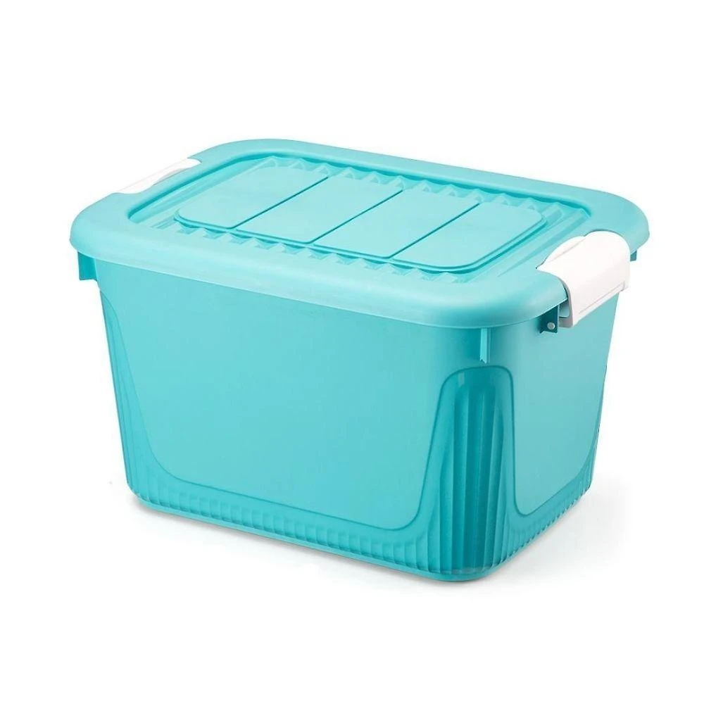 Caixa Organizadora Container 30 Trava/roda Plasnorthon Verde