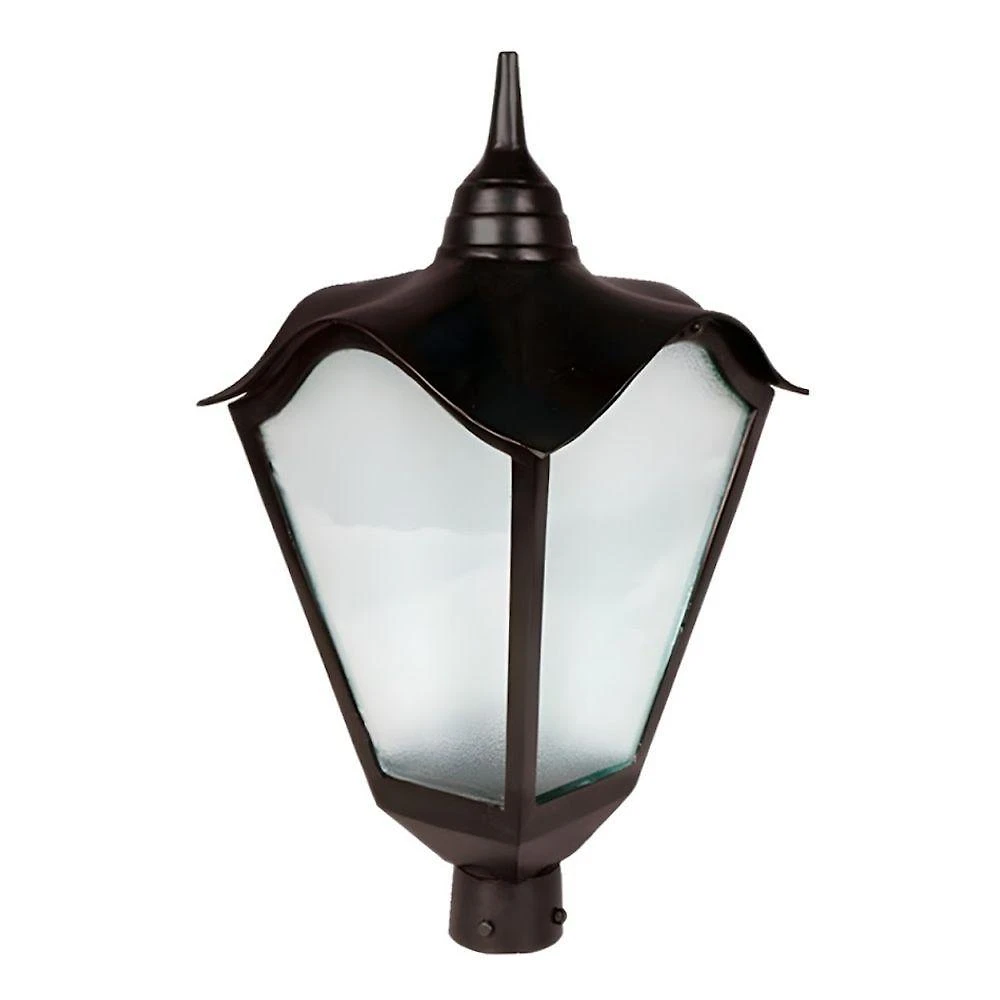 Luminária Colonial para Poste Romana Grande em Alumínio Preto para Jardim Luminárias N. Sra. da Guia
