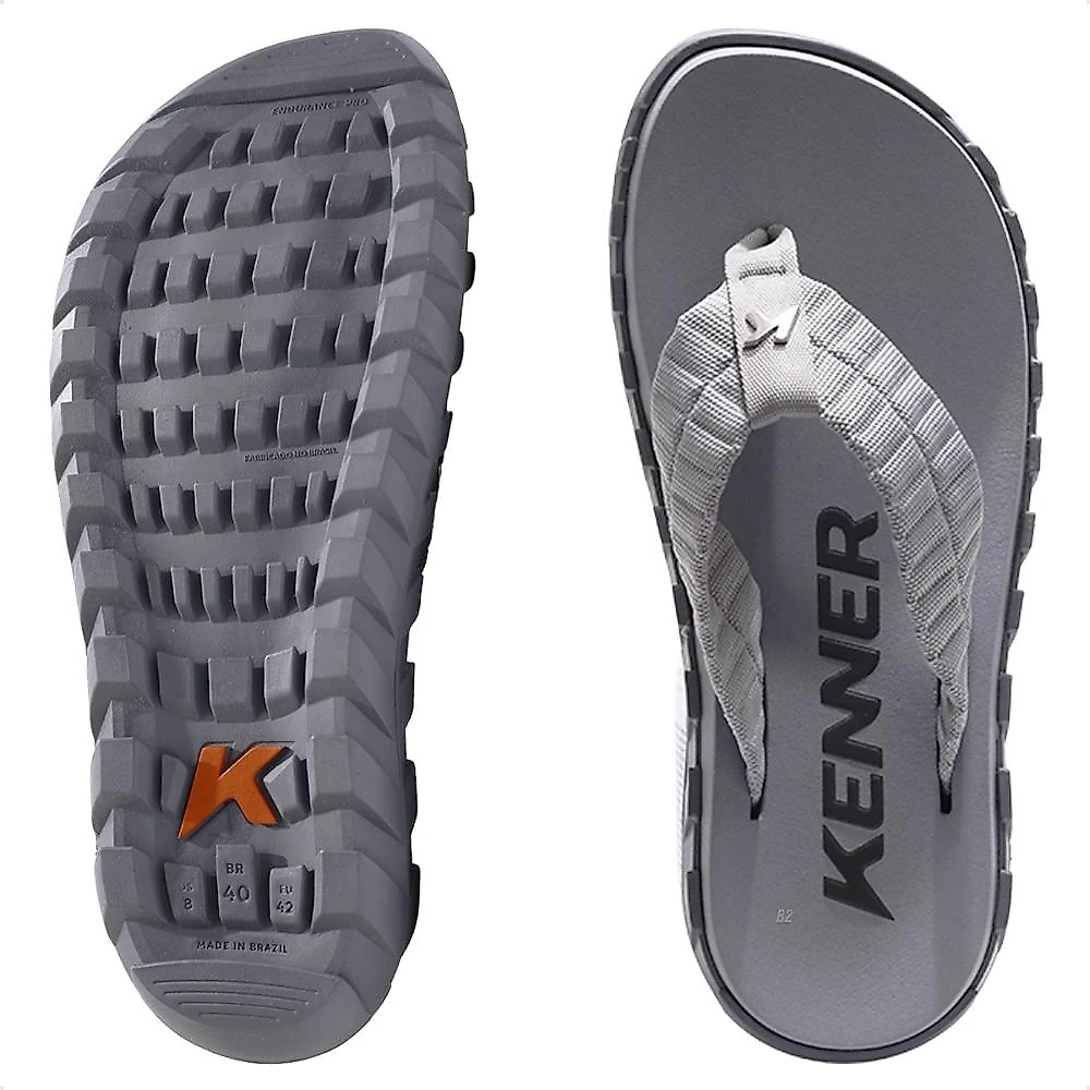 Sandália Kenner Megah Puffer Cinza - 37