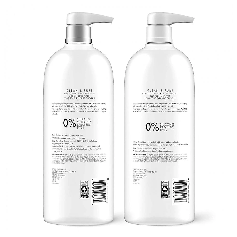 Kit Shampoo e Condicionador Nexxus com ProteinFusion Sem Parabenos, 1 Litro Cada