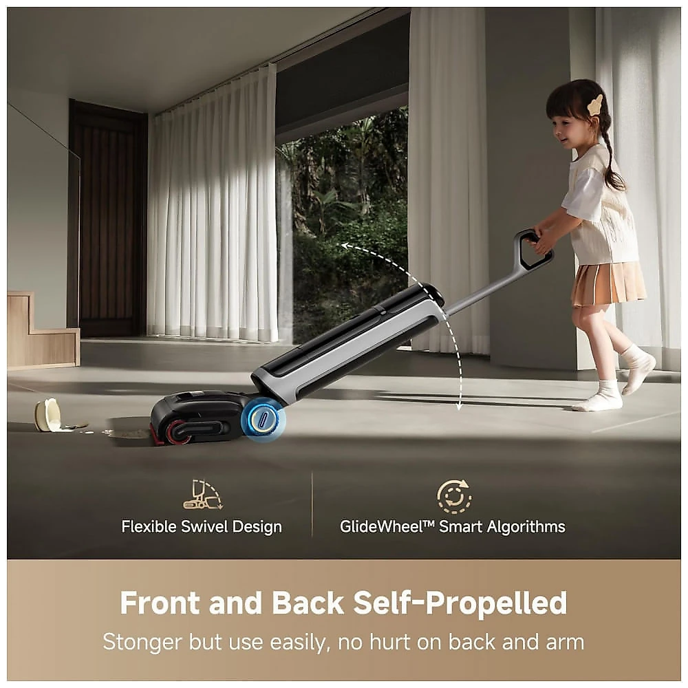 Aspirador de Pó DREAME H15 Pro Heat Wet Dry: Limpeza Profunda com Água Quente a 185F e Tecnologia Robótica AI
