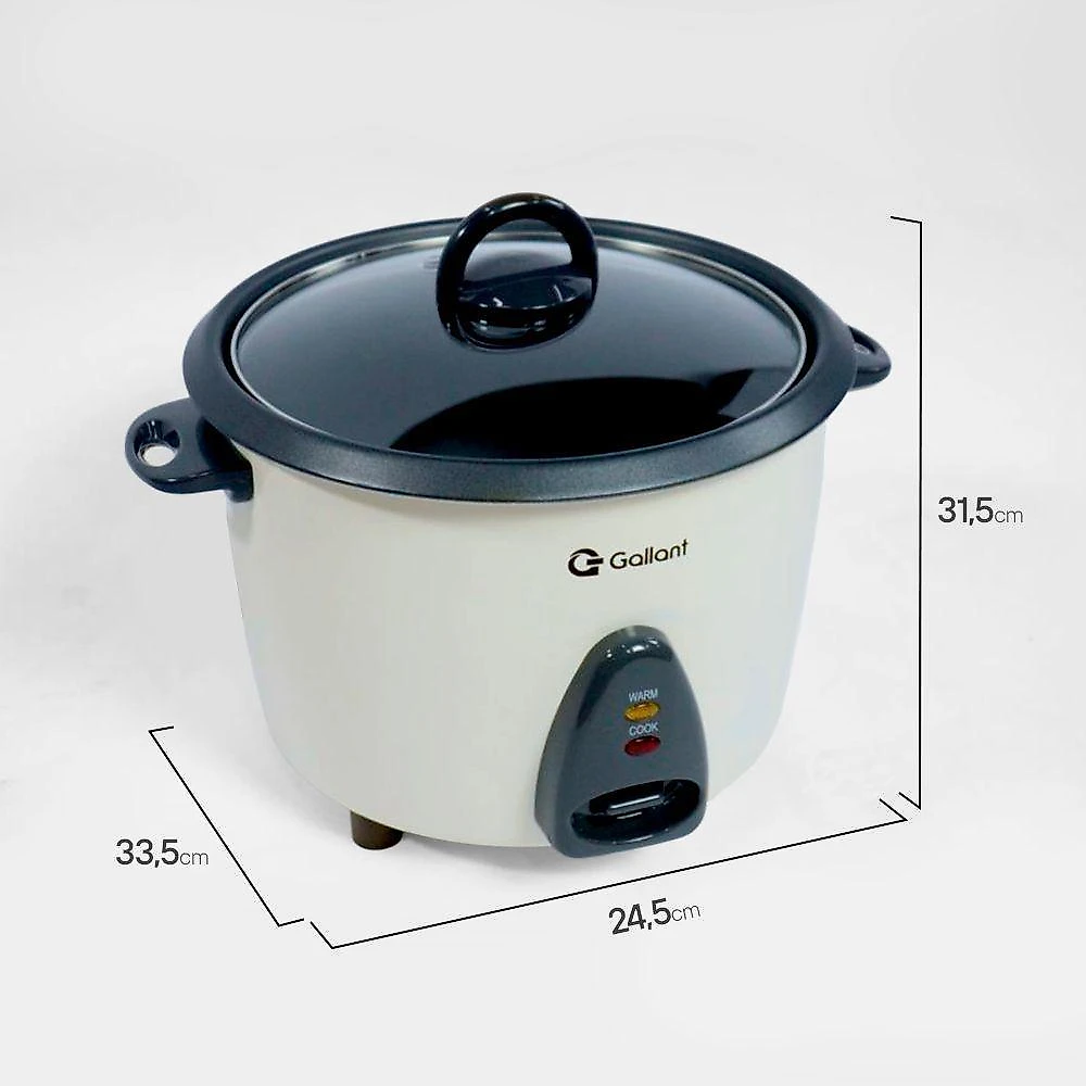 Panela de arroz elétrica gallant 10 cups 127v (grc10m03a-127br)
