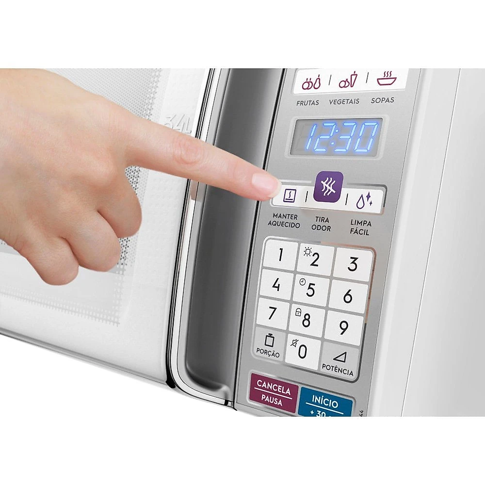Micro-ondas Electrolux 34 Litros 10 Níveis de Potência MEO44 Branca - 110V