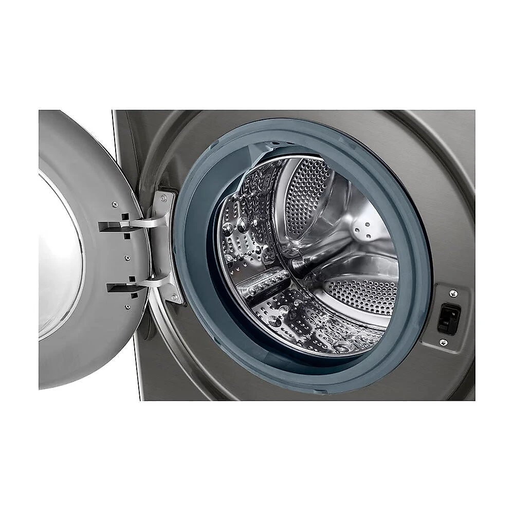 Lava e Seca LG 12kg com Inteligência Artificial AIDD, CV5012PC4 Inox - 110V
