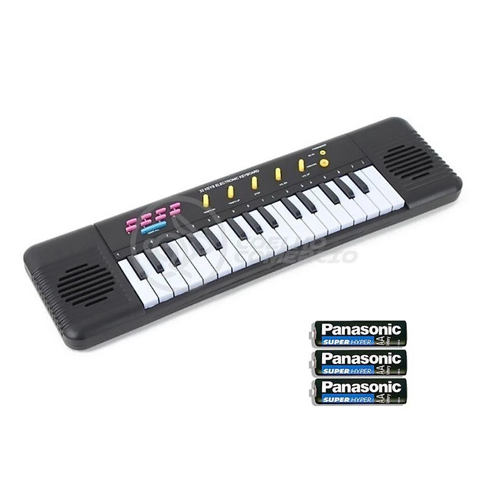 Mini Teclado Infantil 32 Teclas Musical Karaokê E Microfone