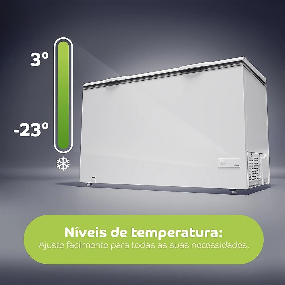 Freezer Horizontal Consul CHB53MB Inverter, 528 Litros, Branco - 220V 220 Volts