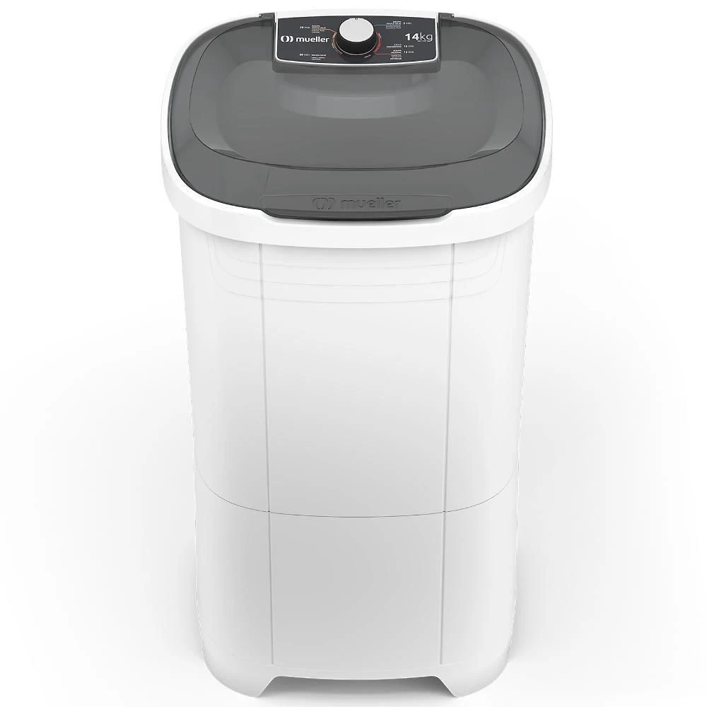 Miniatura Tanquinho De Lavar Roupa Mueller 14 Kg Semiautomático MLT14B Branco 110V