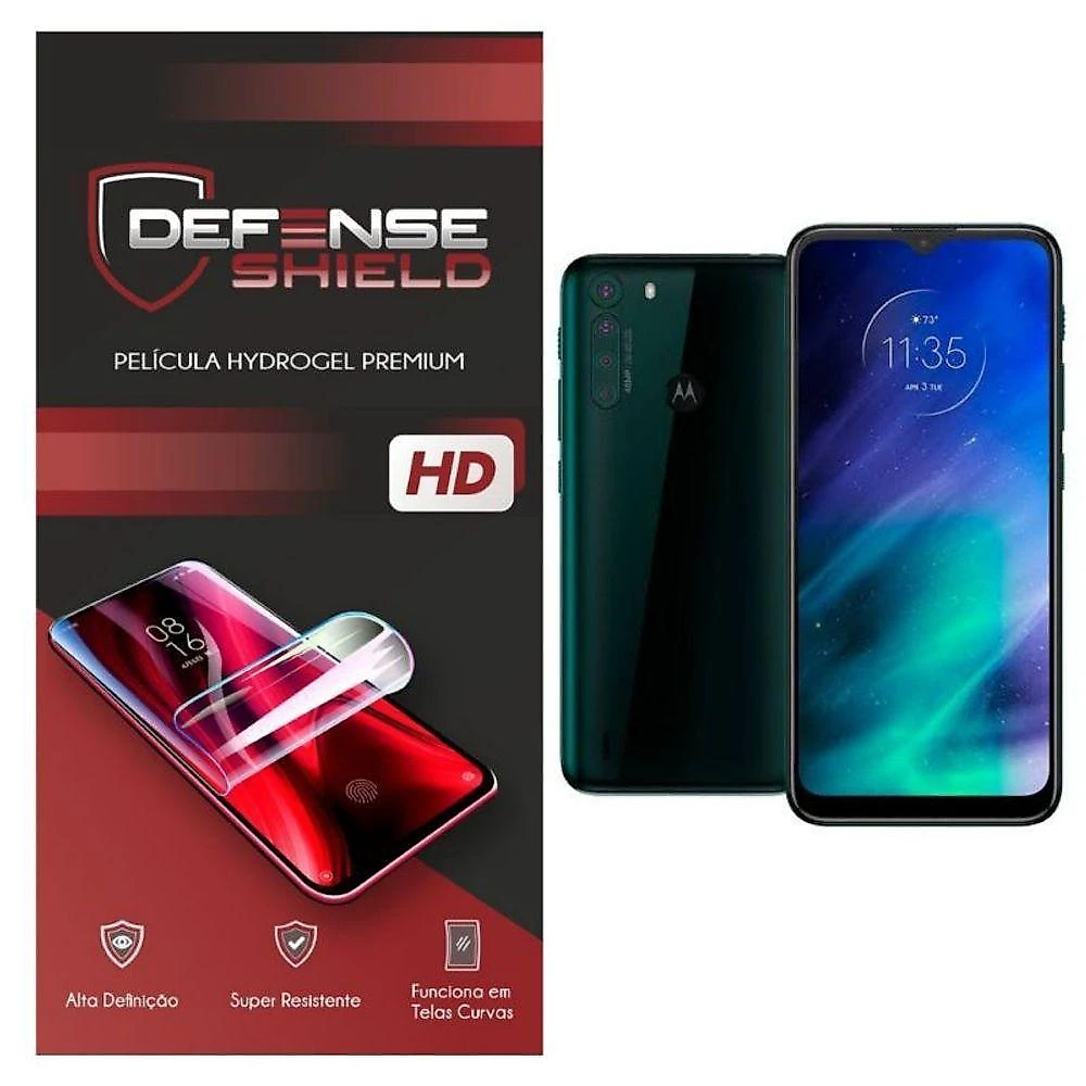 Pelicula Hydrogel Premium Proteção Frente + Verso Para Moto One Fusion Defense Shield