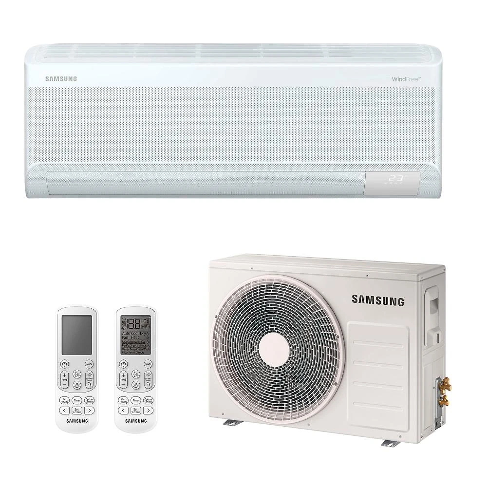 Ar-Condicionado Split Inverter 18000 BTUs Samsung WindFree AI Pro Wi-Fi High Wall Só Frio AR60H18D1AWNAZ/AR60H18D1AWXAZ 220V