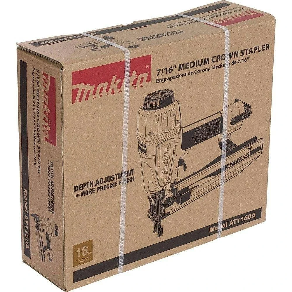 Grampeador pneumático com chave e Óleo pressão 120 psi capacidade 140 grampos at1150a makita
