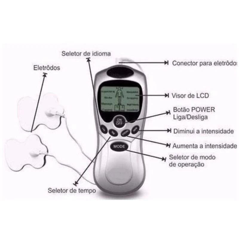 Digital Therapy Machine Massageador Muscular Aparelho Tens