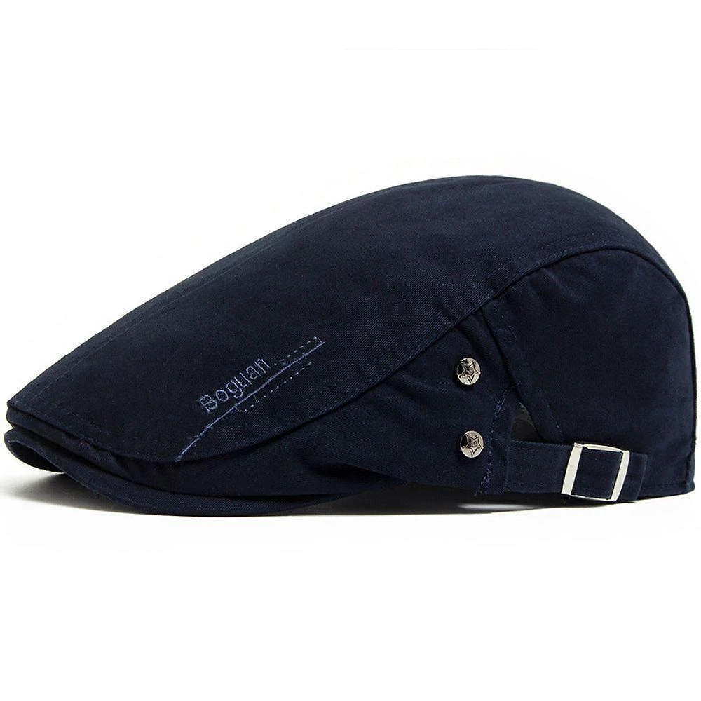 Boina Com Design De Estrela - Tecido Elegante E Não Elástico, Lavável Azul