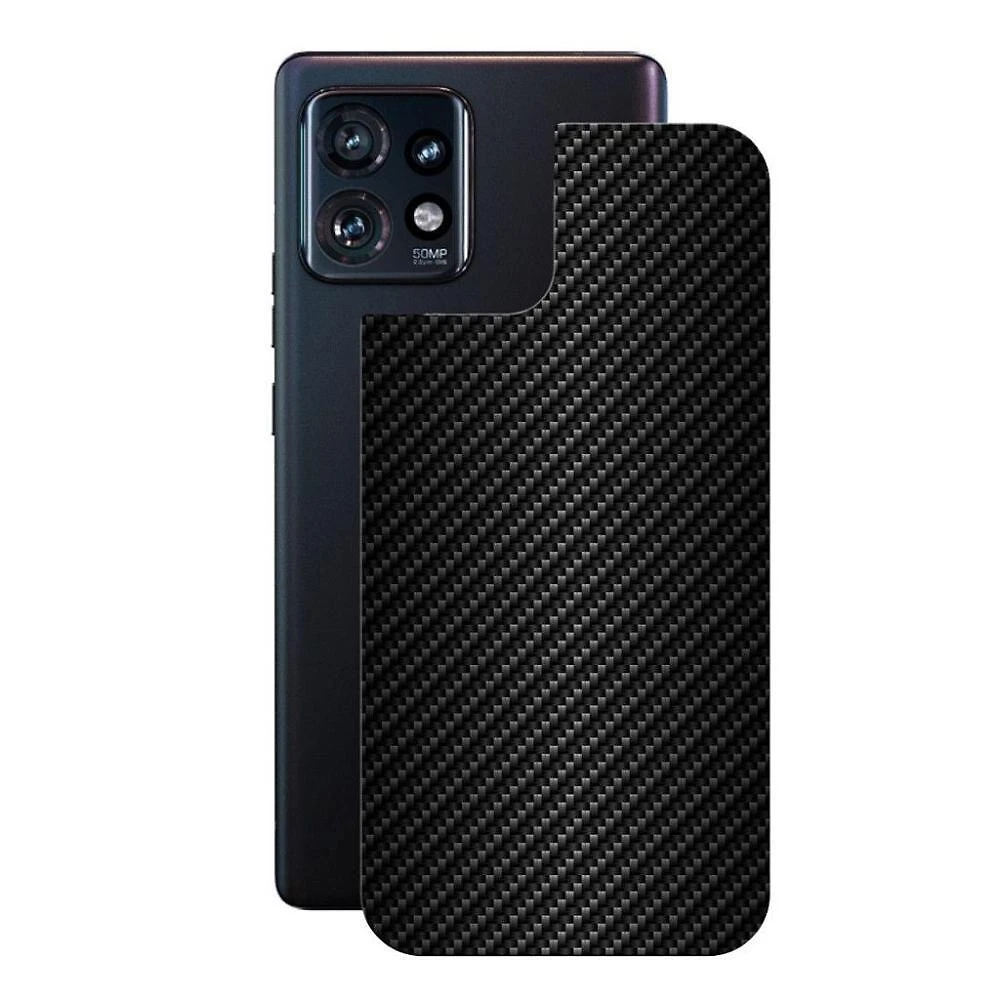 Película Para Motorola Edge Plus (2023) - Traseira De Fibra De Carbono Preta - Gshield