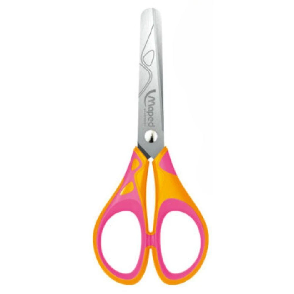 Tesoura 13cm Soft Neon Maped Rosa