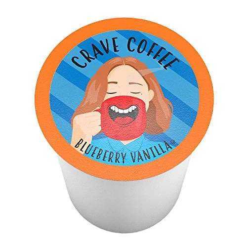 Cápsulas de café Keuring KCup Crave Café sabor Blueberry Vanilla 40u