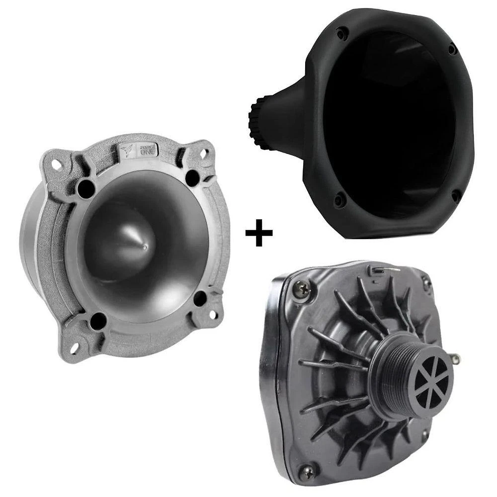 Kit Driver e Super Tweeter Force One TW-200 para Médios e Agudos Definidos 200W