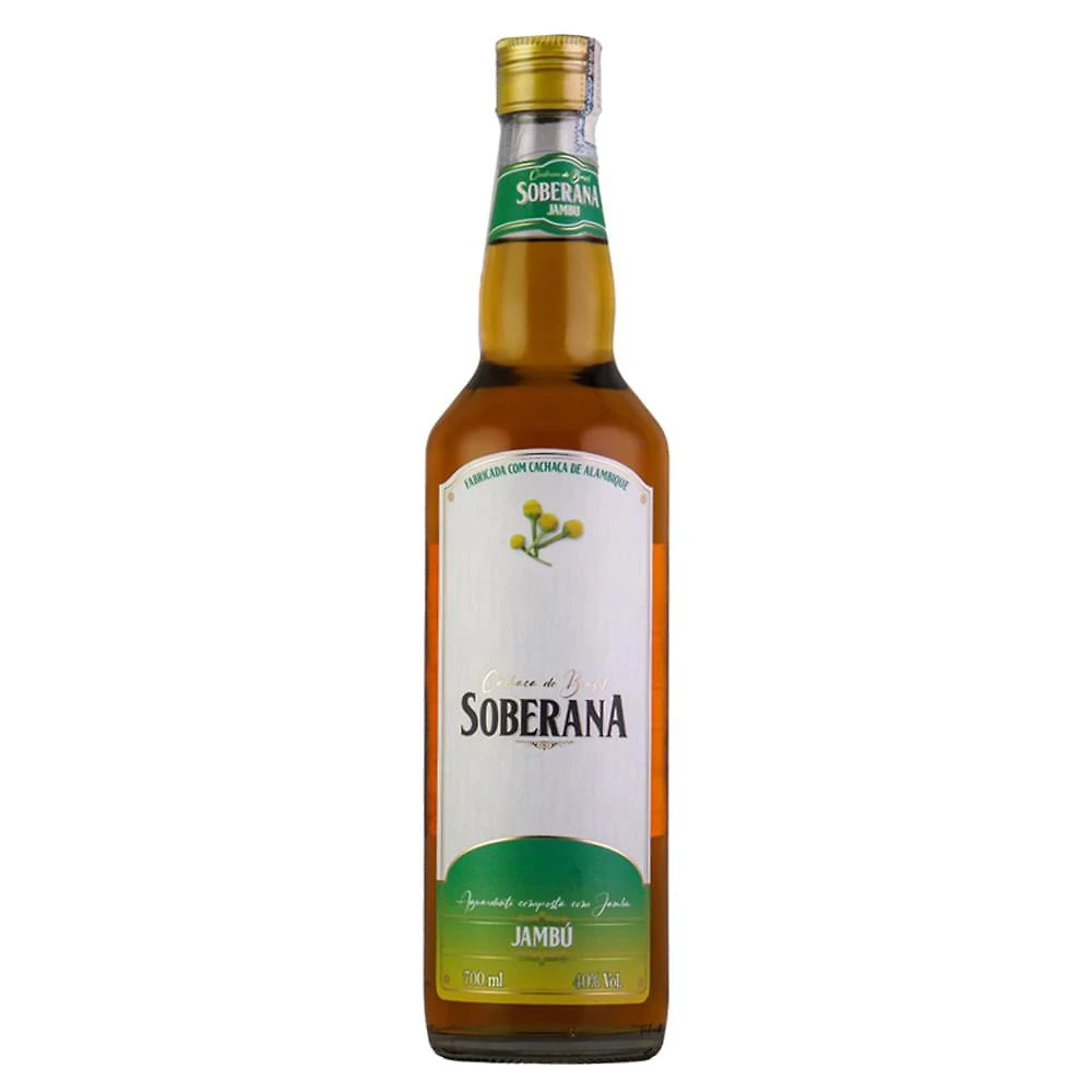 Bebida mista de cachaça com jambu soberana 700ml