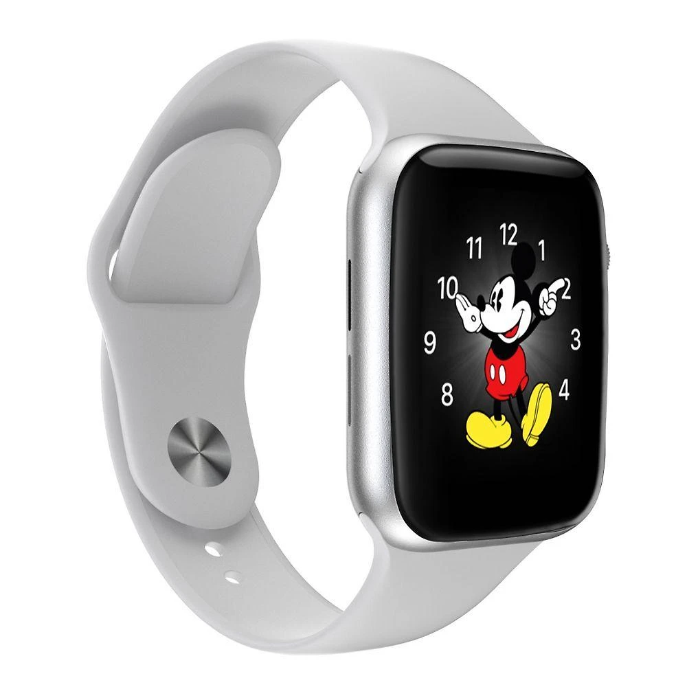 Smartwatch Ld5 Branco Android Ios Ligações Monitor Cardíaco