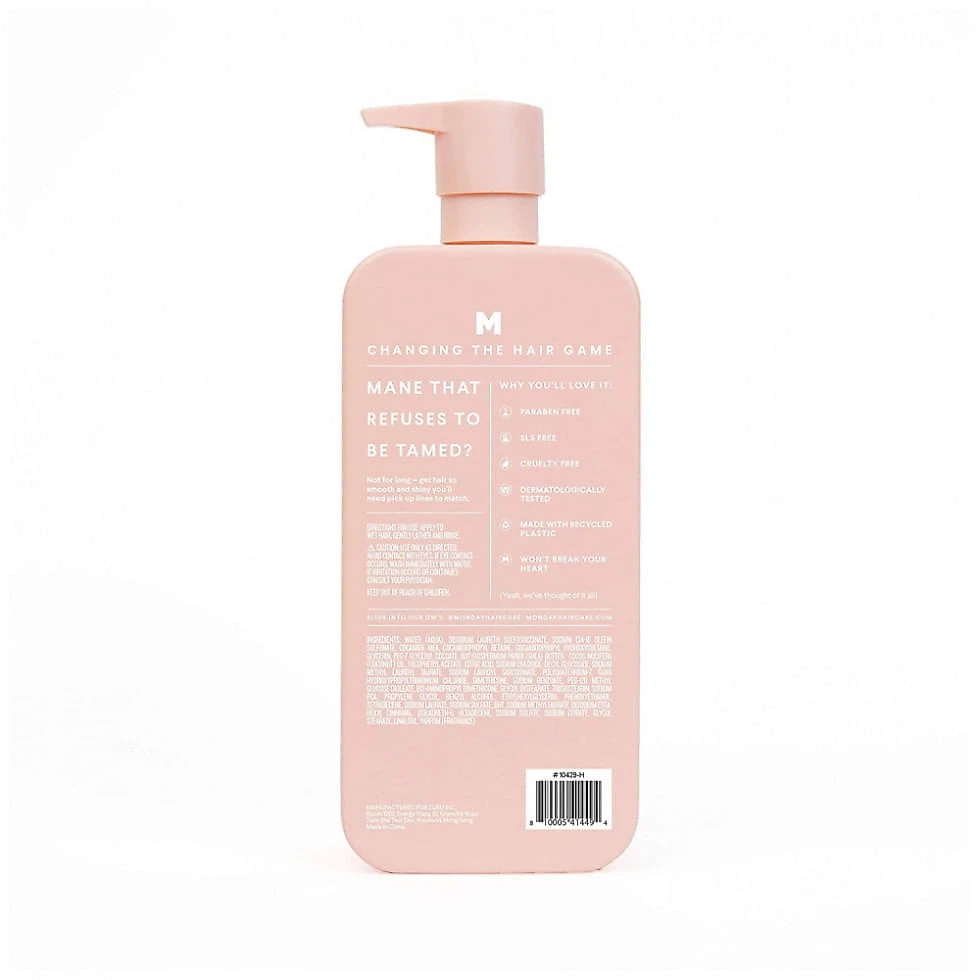 MONDAY HAIRCARE Shampoo e Condicionador 798mL para Limpeza Nutricao Suavidade sem Parabenos