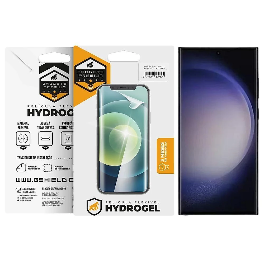 Capa Victus + Película Frontal E Traseira Transparente Para Samsung Galaxy S23 Ultra - Gshield