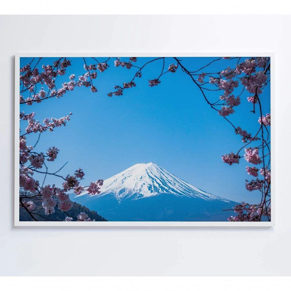 Quadro Monte Fuji 90x60 Cm Tecido Canvas