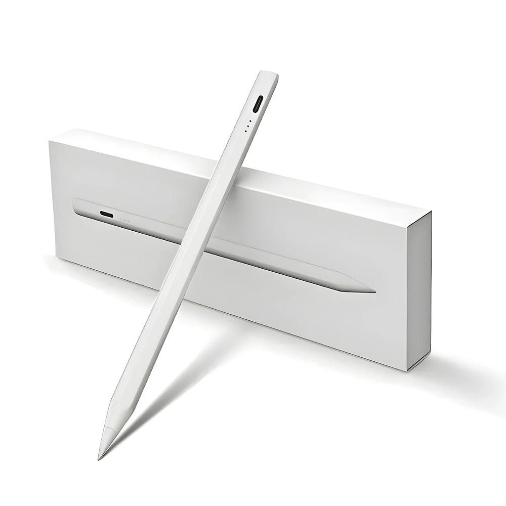 Caneta Digital Universal Touchscreen Ponta Fina 1,5MM com Rejeição da Palma Branco Utimix