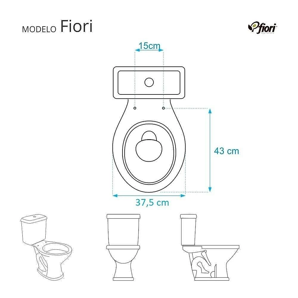 Assento Sanitário Fiori Oval Polipropileno Antimicrobiano Branco Pontto Lavabo webcontinental-7899983638637
