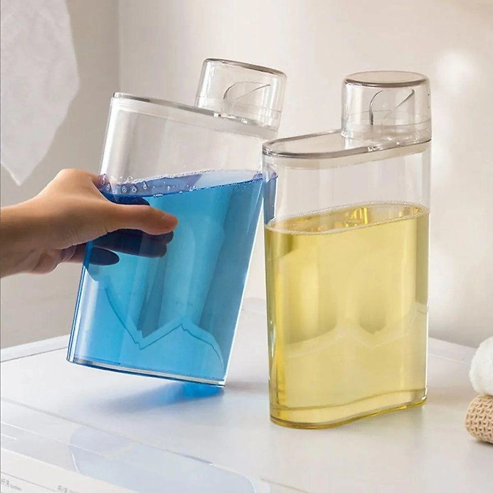 Pote Dispenser Com Copo Dosador E Tampa Hermética Com Trava Multiuso1200ml