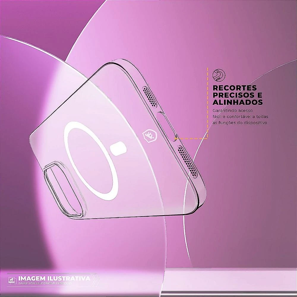 Capa Crystal Slim Magsafe para iPhone 12 Pro Max - NÃO AMARELA - Gshield